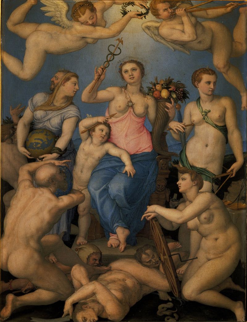 Alegoría de la Felicidad - Bronzino