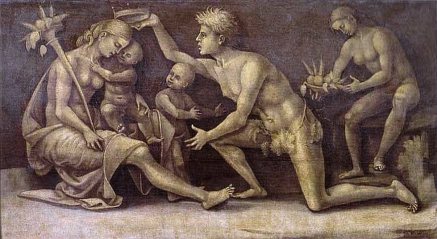 Alegoría de la fertilidad y la abundancia - Luca Signorelli