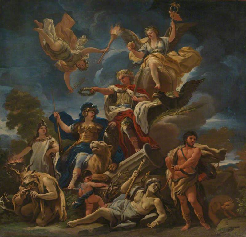 Alegoría de la Fuerza - Luca Giordano