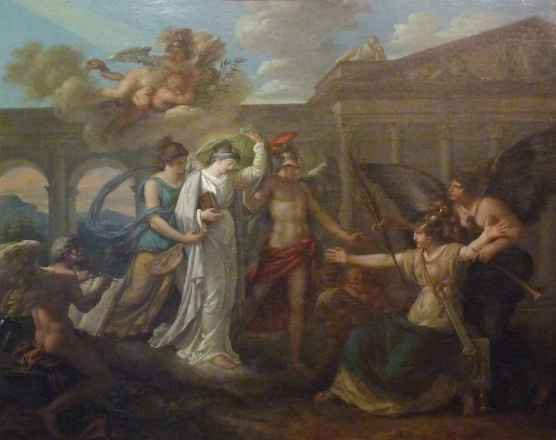 Alegoría de Francia acogiendo la Paz - Louis Jean François Lagrenée