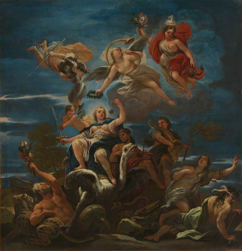 Alegoría de la Justicia - Luca Giordano