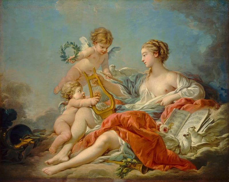 Alegoría de la música - François Boucher