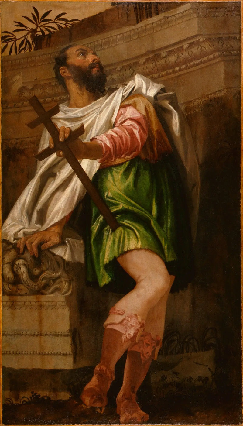 Alegoría de la navegación con un bastón cruzado: Averroes - Paolo Veronese