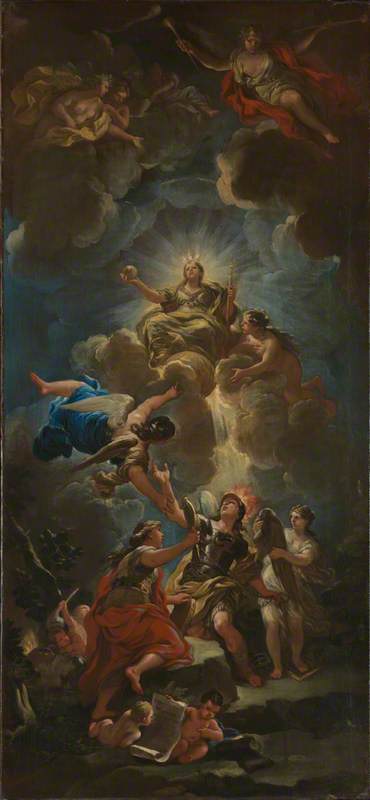 Alegoría de la sabiduría divina - Luca Giordano