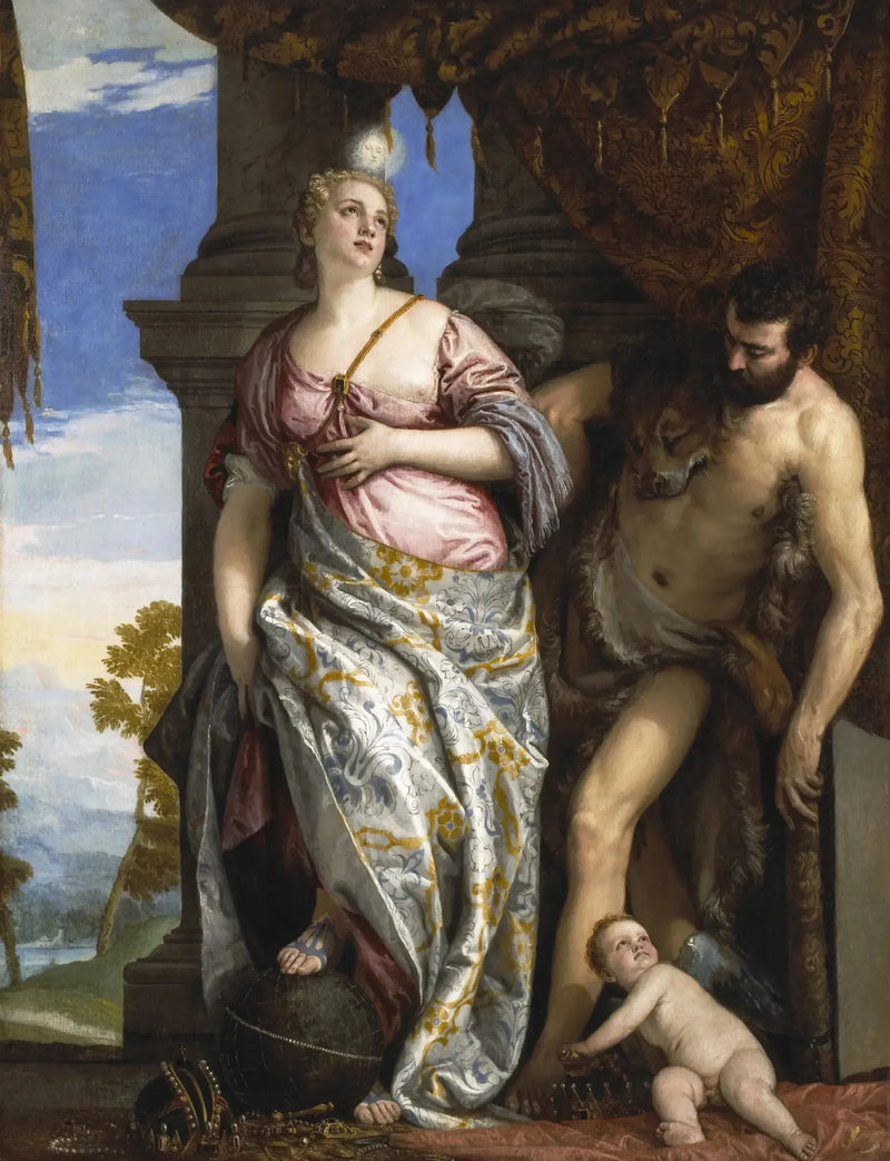 Alegoría de la Sabiduría y la Fuerza - Paul Véronèse