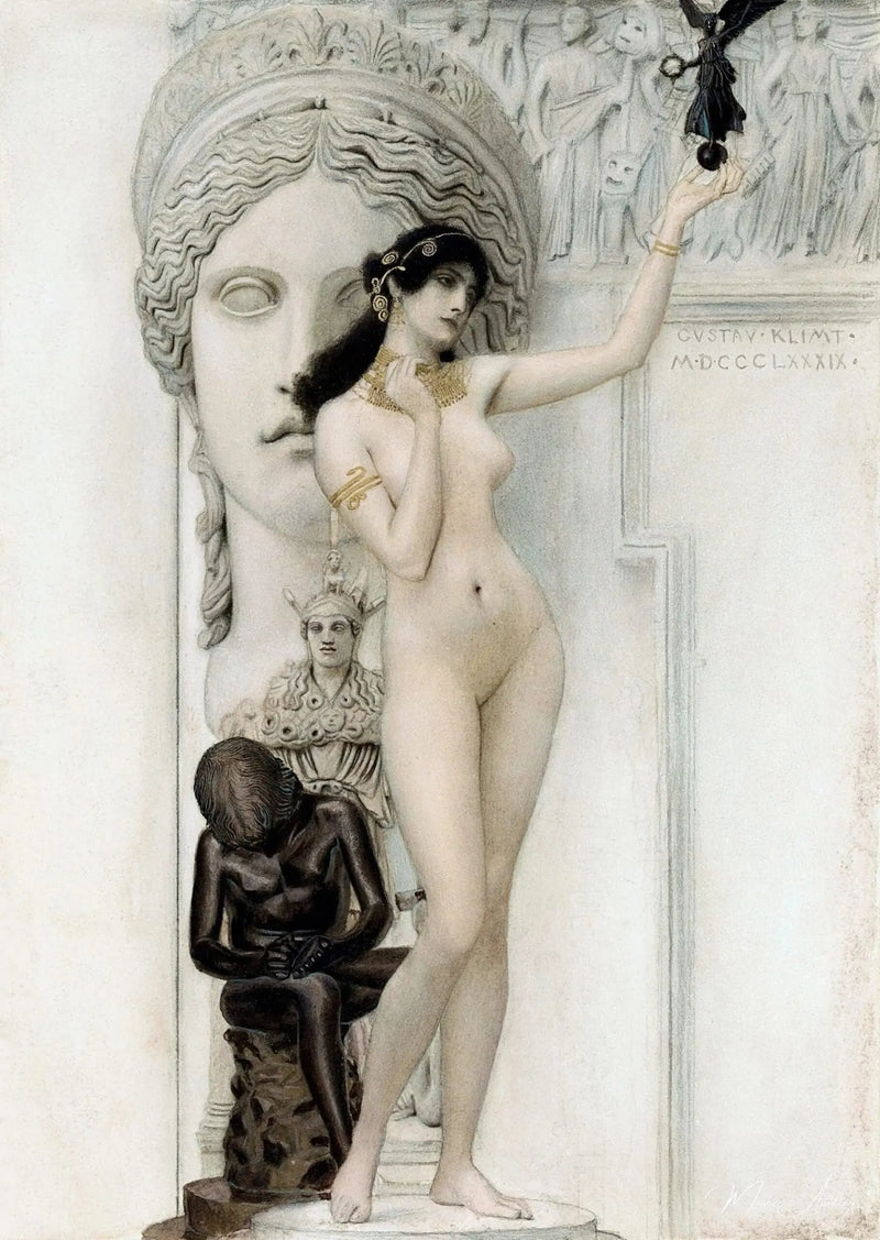 Alegoría de la escultura - Gustav Klimt