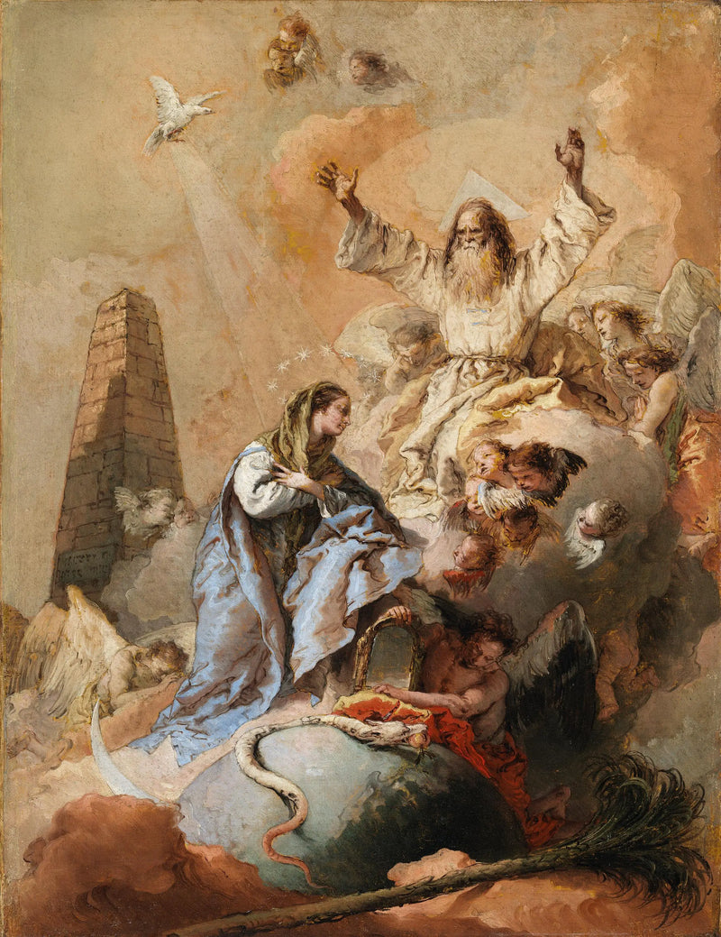 Alegoría de la Inmaculada Concepción - Giovanni Battista Tiepolo