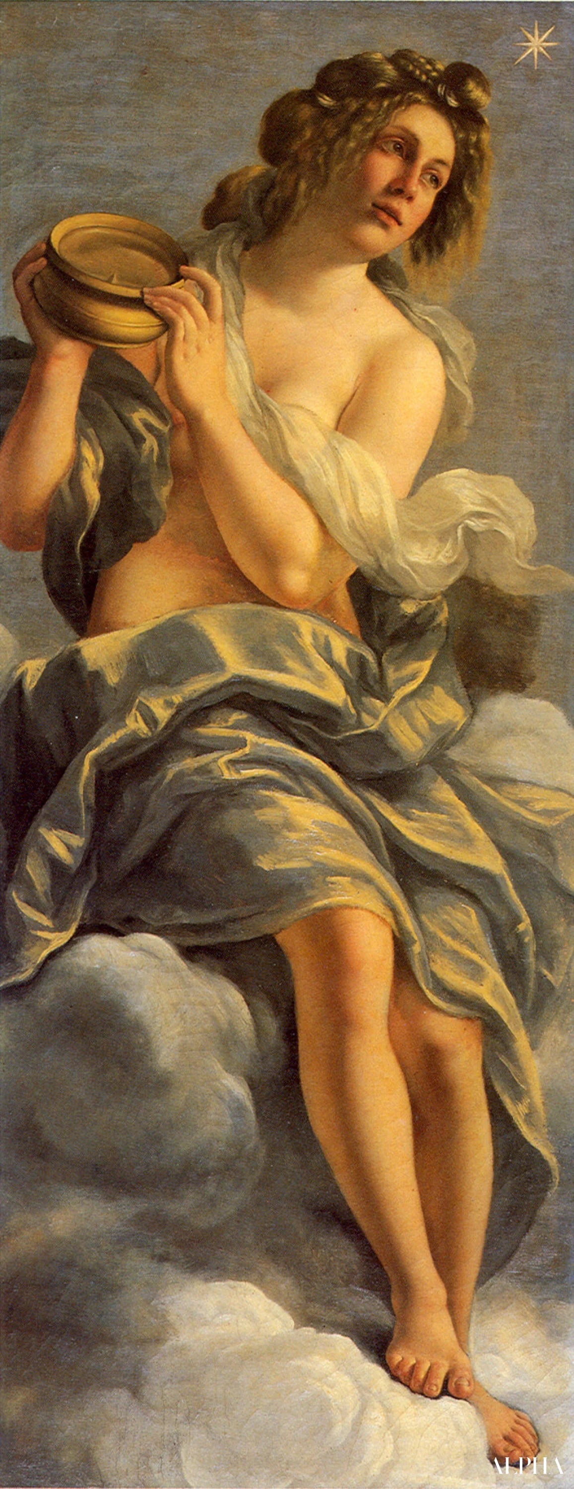 Reproduction du tableau « Allégorie de l'inclinaison - Artemisia Gentileschi » par Alpha Reproduction en peinture à l’huile