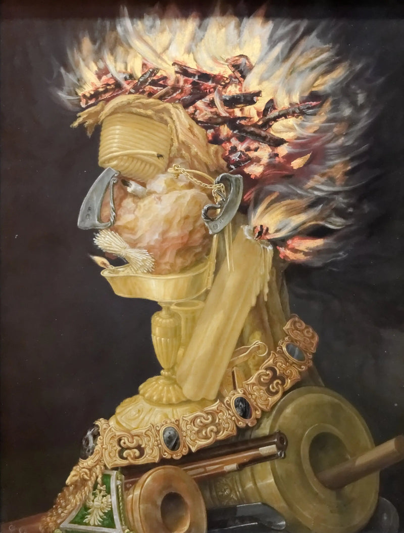 Alegoría del fuego - Giuseppe Arcimboldo