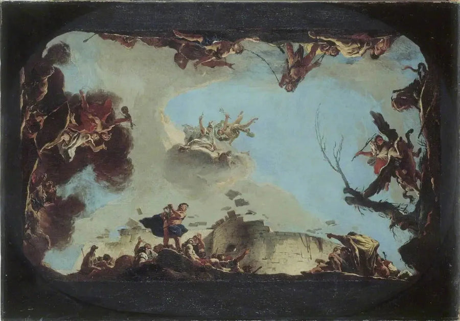 Alegoría del poder de la elocuencia - Giovanni Battista Tiepolo