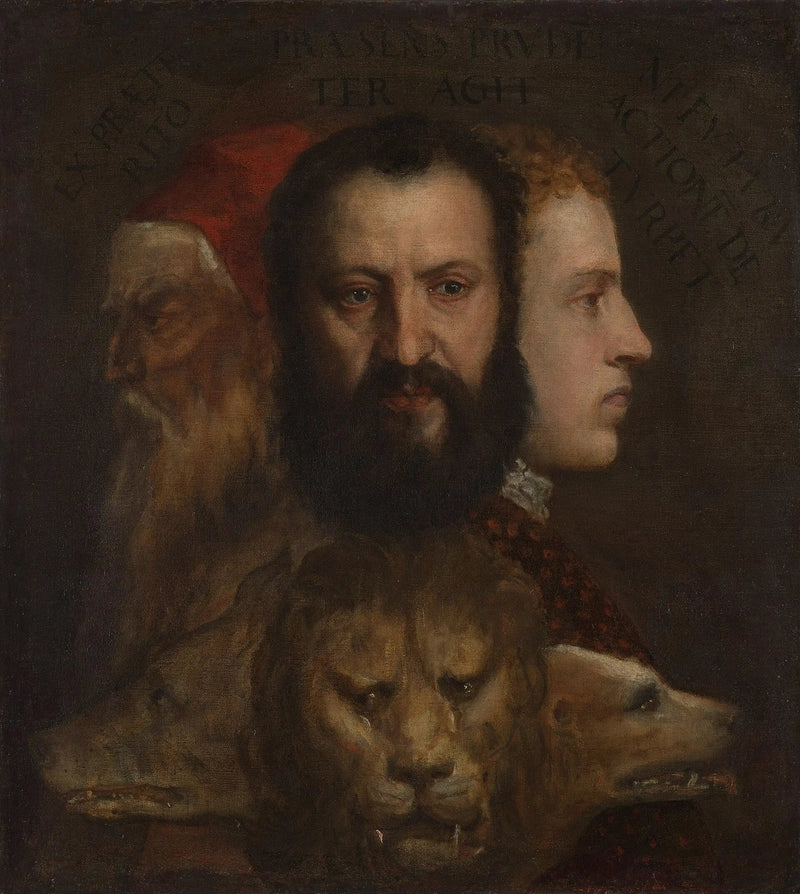 Alegoría del Tiempo gobernado por la Prudencia - Tiziano