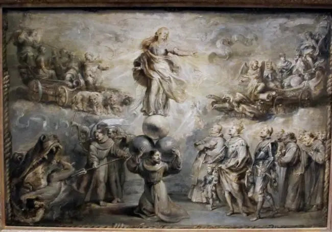 Alegoría franciscana en honor a la Inmaculada Concepción - Peter Paul Rubens