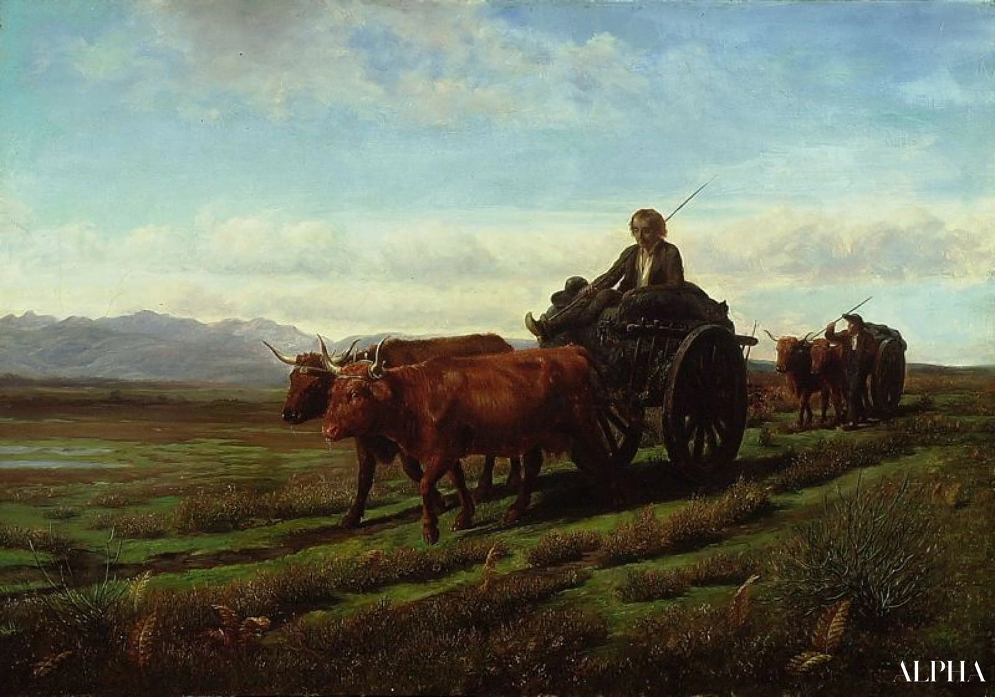 Going to Market - Rosa Bonheur - Reproductions de tableaux et peintures haut de gamme