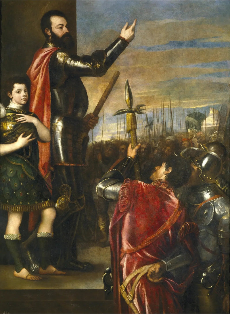 Discurso de Alfonso d'Avalos - Tiziano