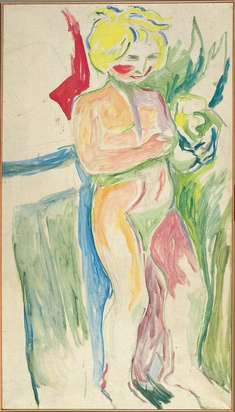 Alma Mater: niño de pie - Edvard Munch