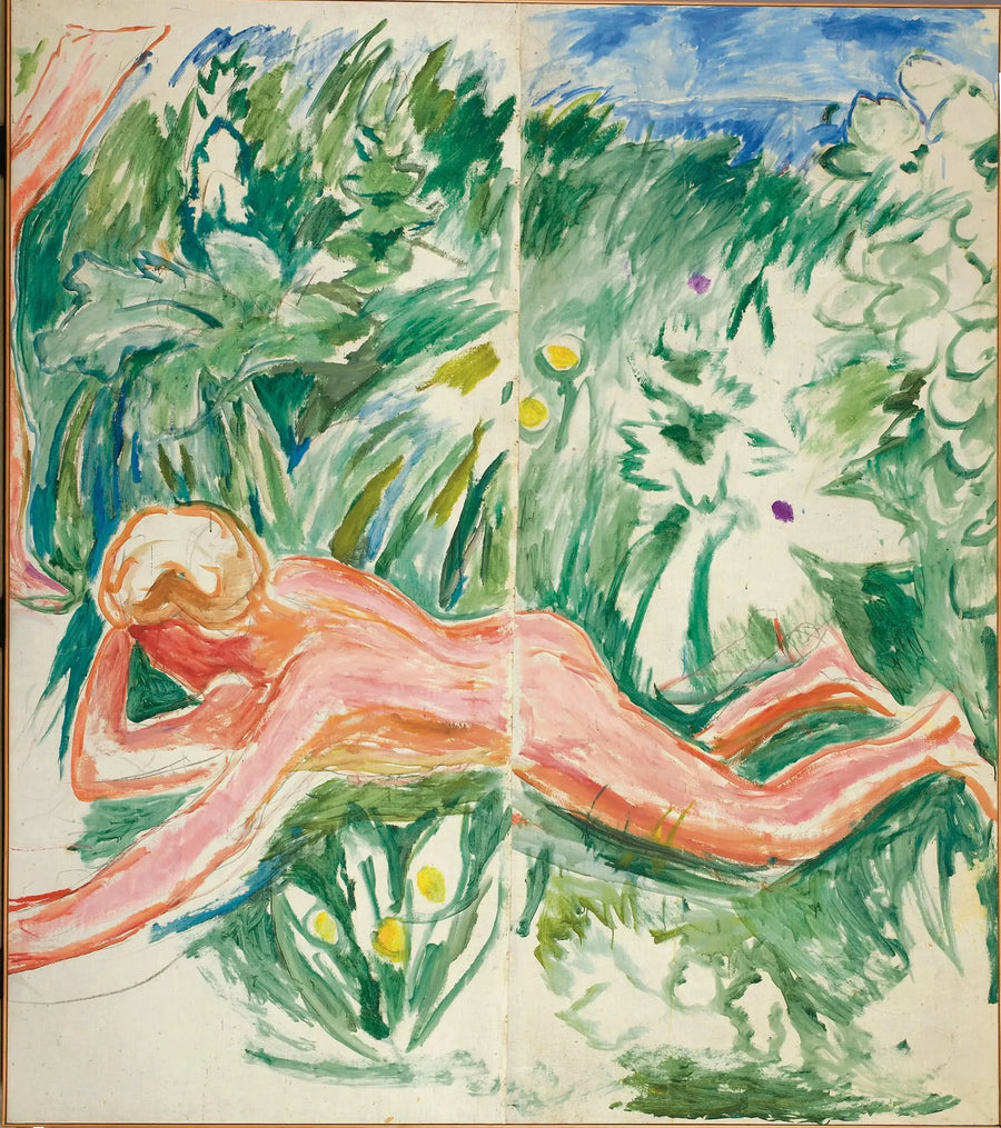 Alma Mater: niño acostado - Edvard Munch