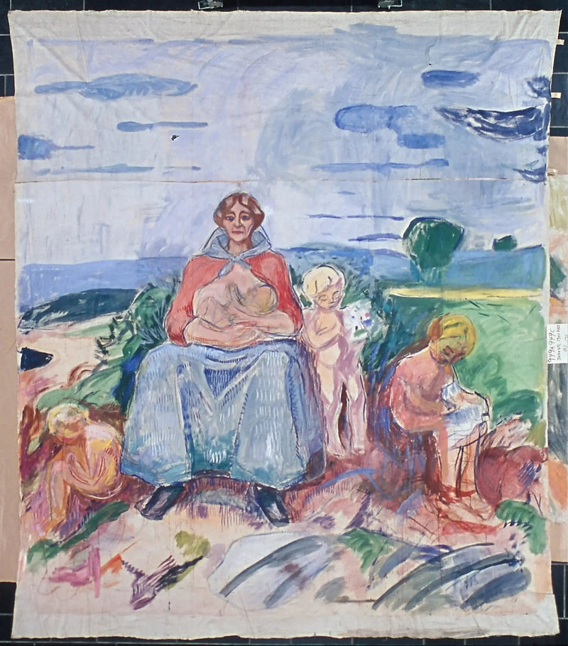 Alma Mater: parte central - Edvard Munch