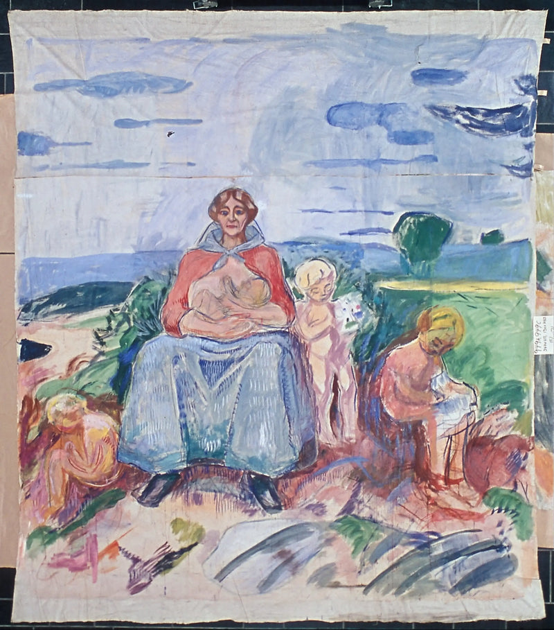 Alma Mater: parte central - Edvard Munch