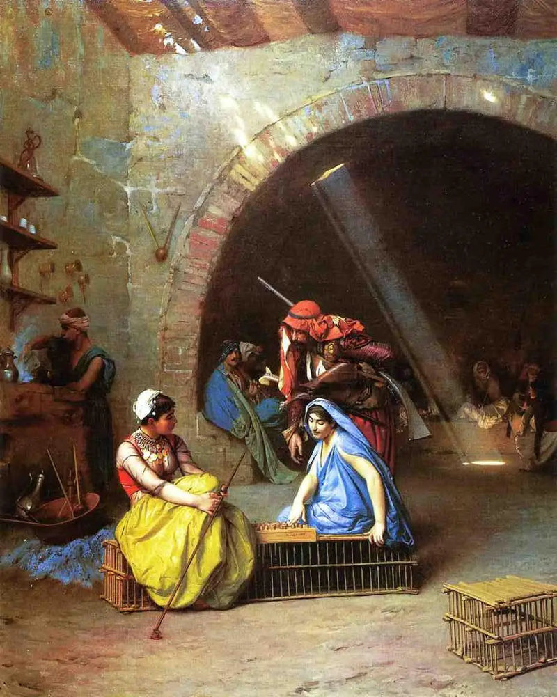 Almées jugando al ajedrez - Jean-Léon Gérôme