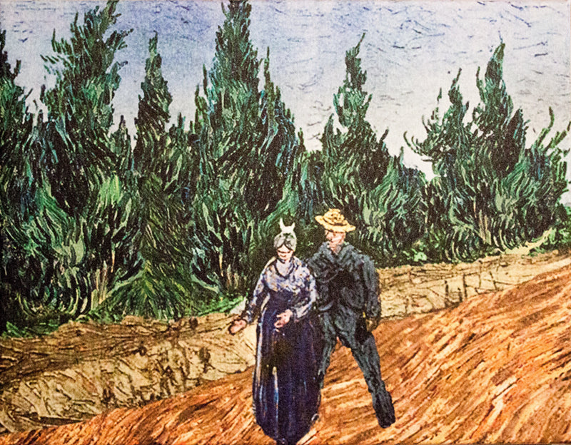 Los Amantes: El Jardín del Poeta IV - Vincent van Gogh