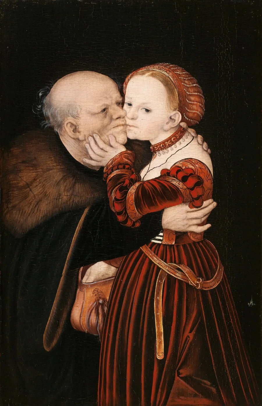 Amantes mal emparejados - Lucas Cranach el Viejo