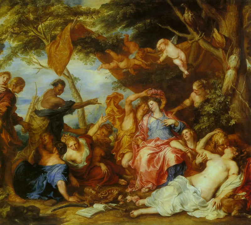 Amarillis y Mirtilo - Antoine van Dyck