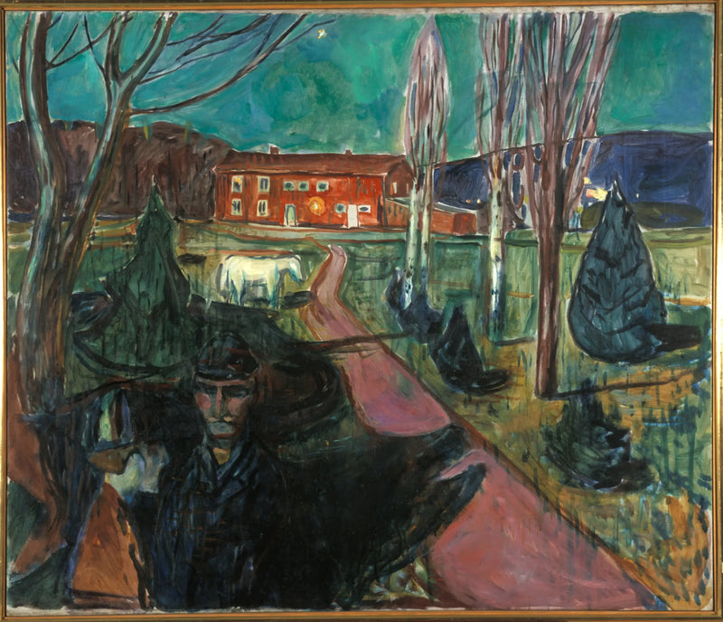 Ambiente de noche - Edvard Munch