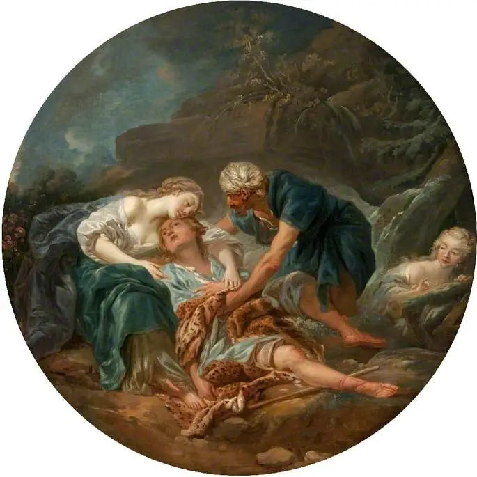 Amintas resucitado por Sylvia - François Boucher