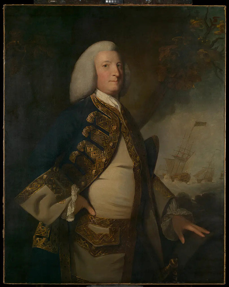 Almirante Sir George Anson, primer barón Anson (1697-1762) - Joshua Reynolds