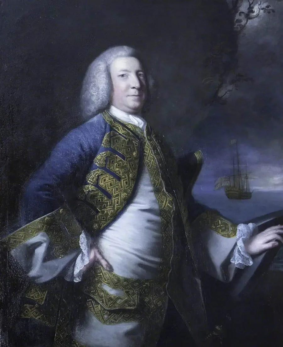 Almirante Sir George Anson, barón Anson de Soberton (1697-1762) - Joshua Reynolds