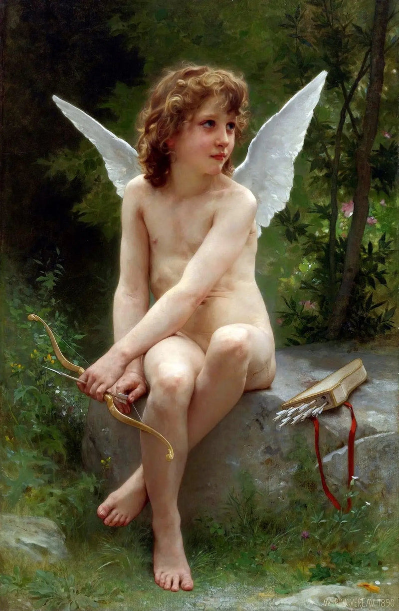 Amor al acecho - Bouguereau