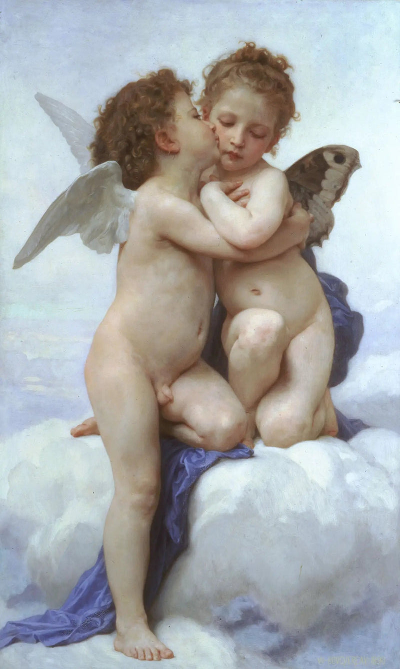 Amor y Psique, niños - Bouguereau