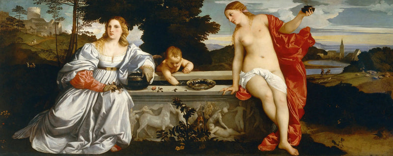 Amor sagrado y amor profano - Tiziano