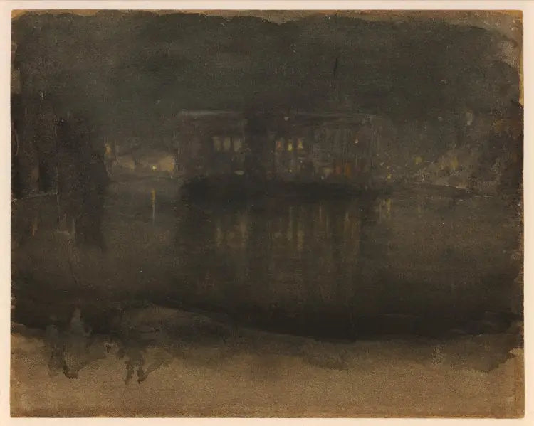 Nocturno de Ámsterdam - James Abbott McNeill Whistler