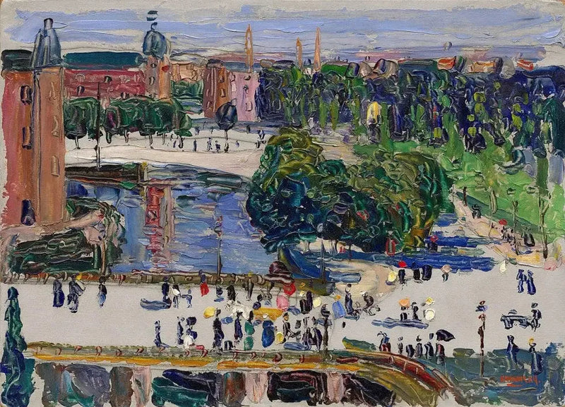 Ámsterdam—Vista de la Ventana - Vassily Kandinsky