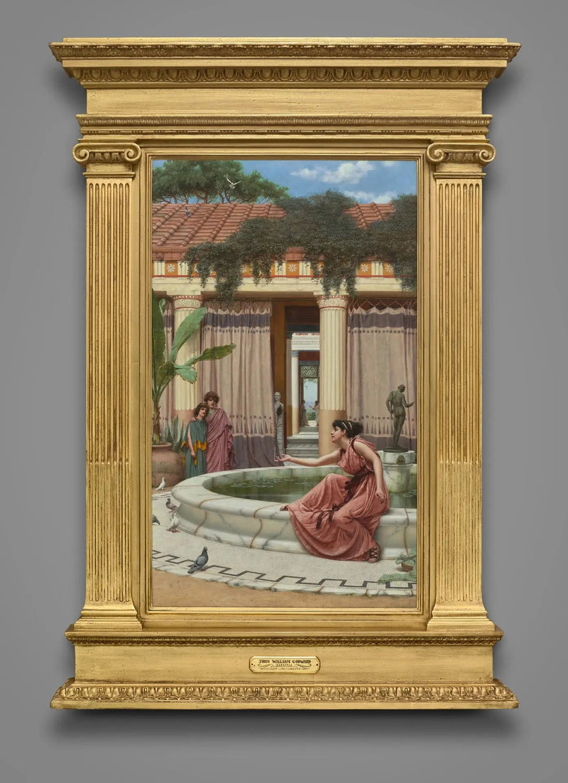 Entretenimiento inocente - John William Godward