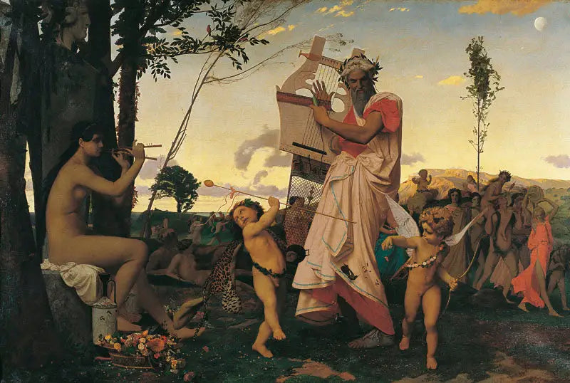 Anacreonte, Baco y el Amor - Jean-Léon Gérôme