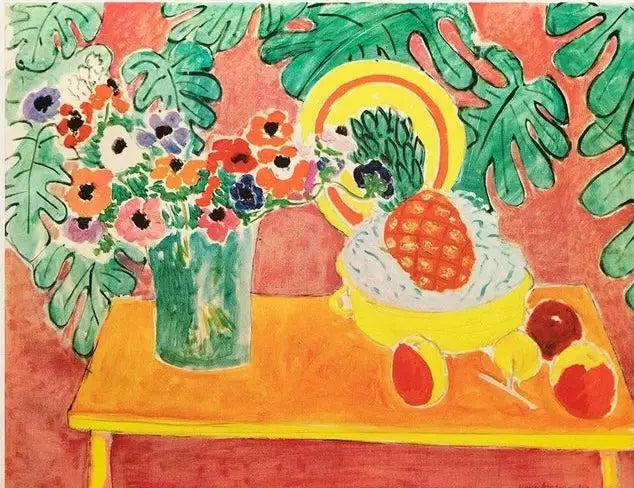 Piña y anémonas - Henri Matisse