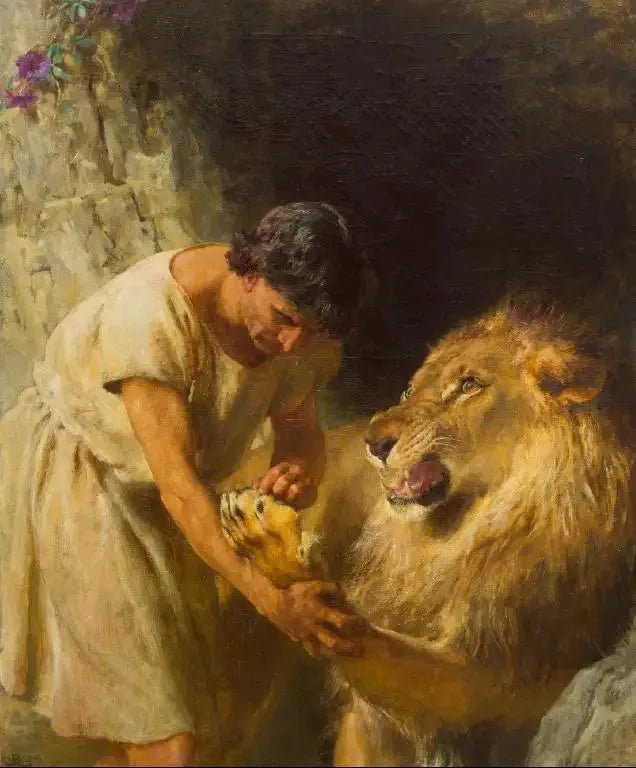 Androclés y el León - Briton Rivière