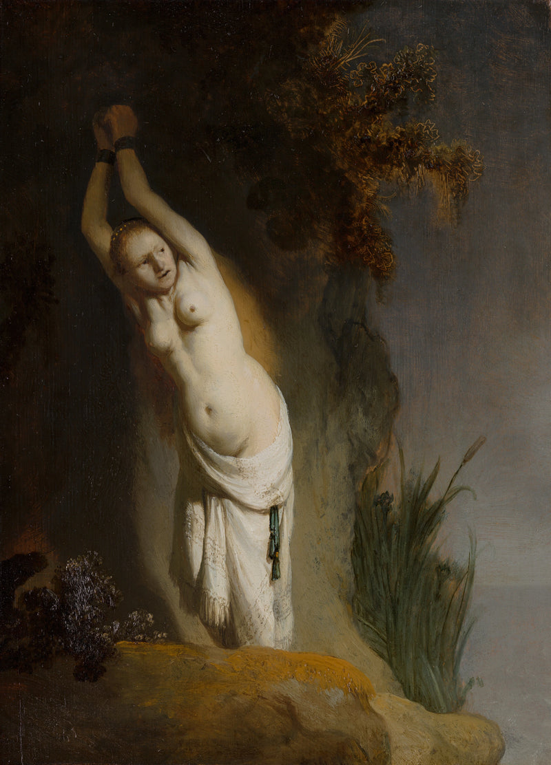 Andrómeda encadenada - Rembrandt