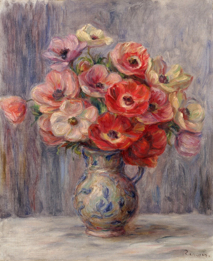 Anémonas - Pierre-Auguste Renoir