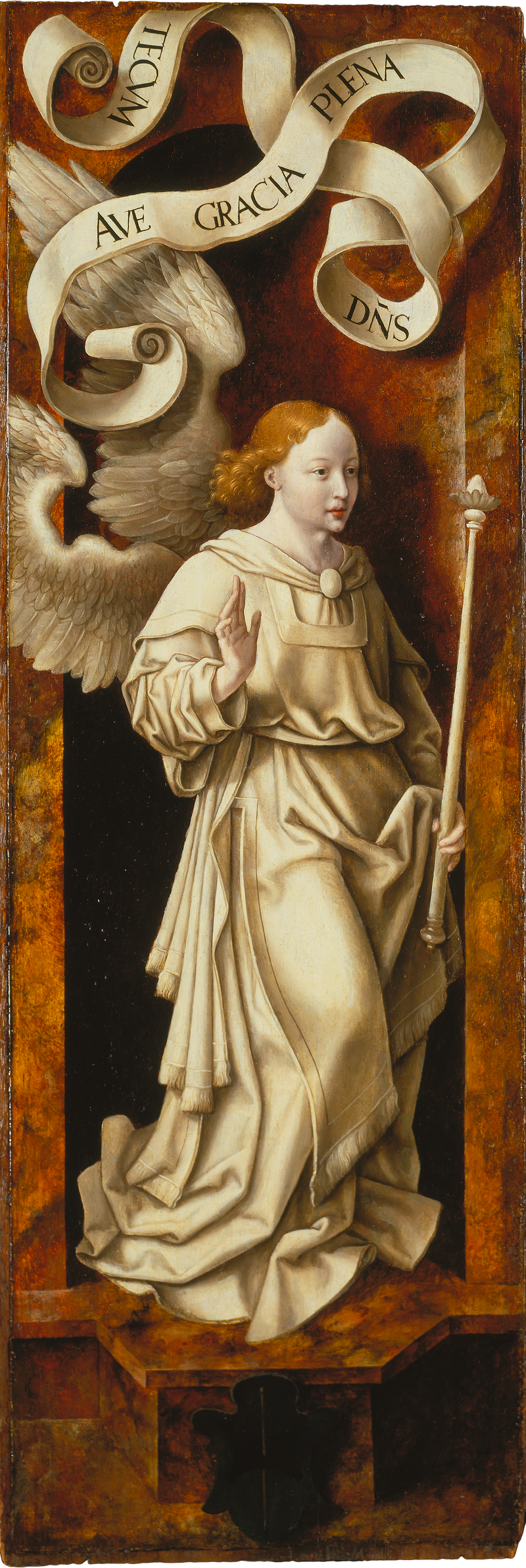 Ángel de la Anunciación - Joos van Cleve