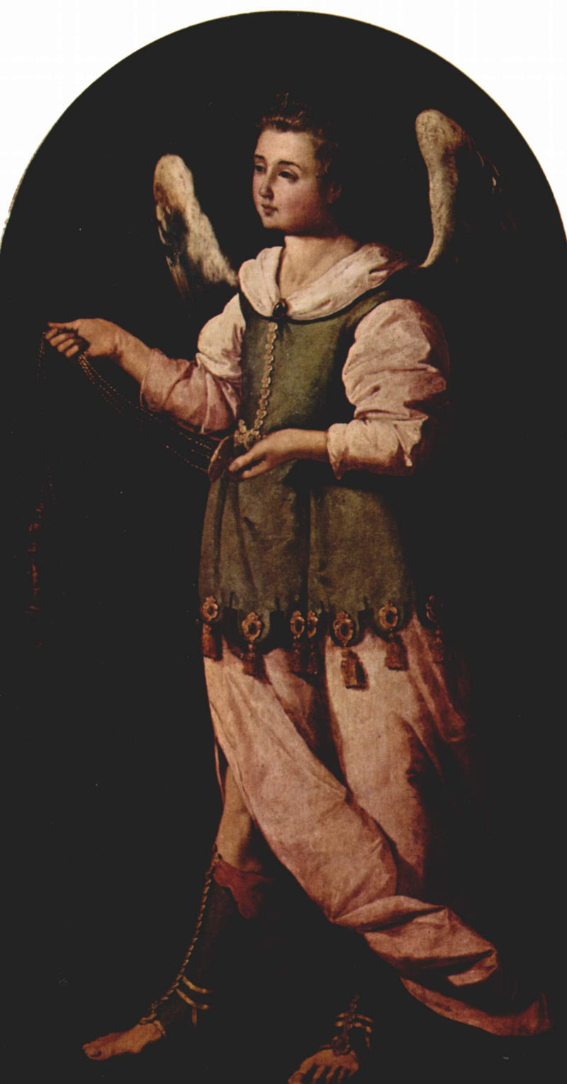 Ángel sosteniendo un incensario - Francisco de Zurbarán