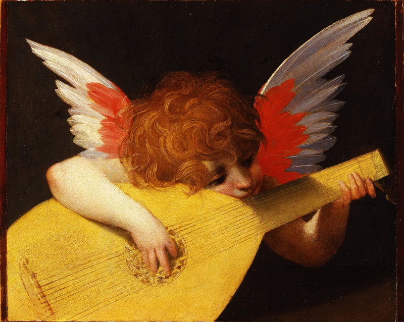 Ángel tocando laúd - Rosso Fiorentino