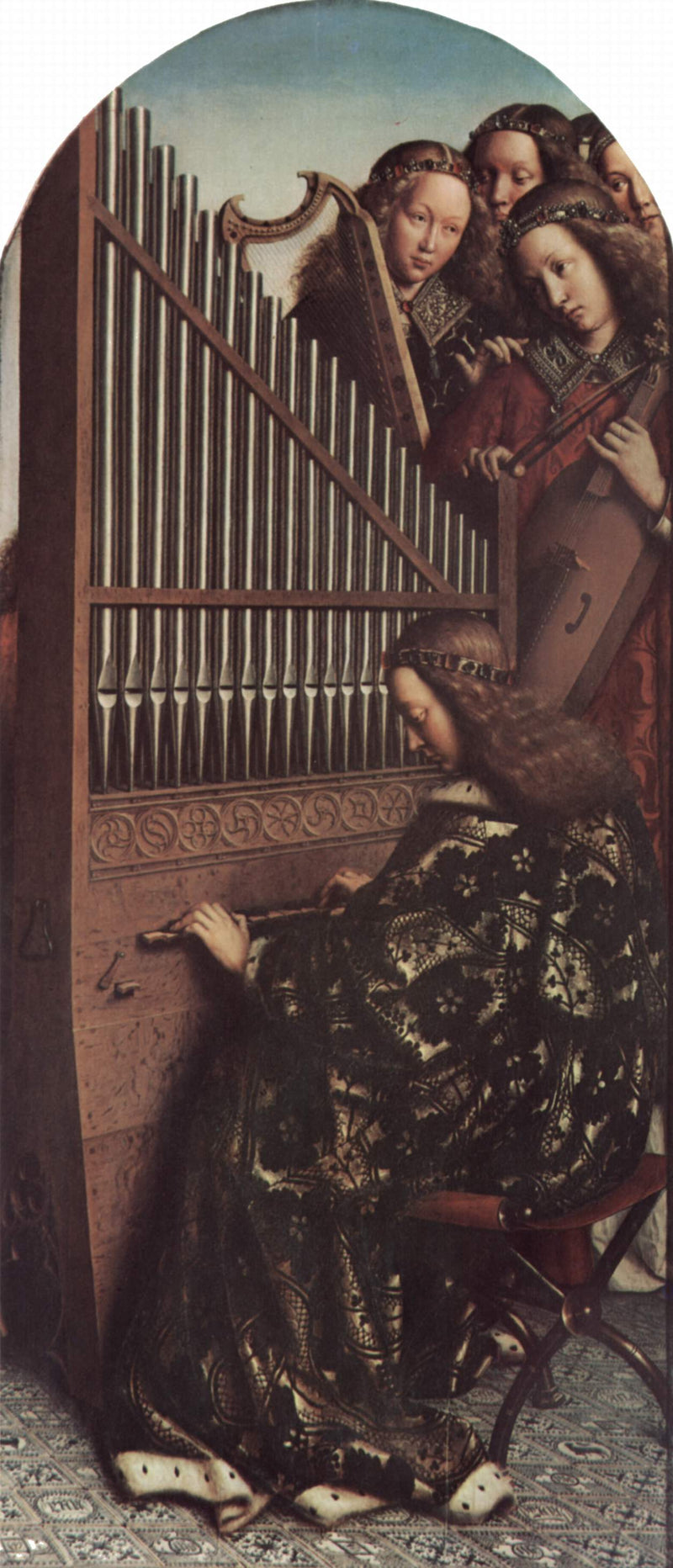 Ángeles músicos - Hubert van Eyck