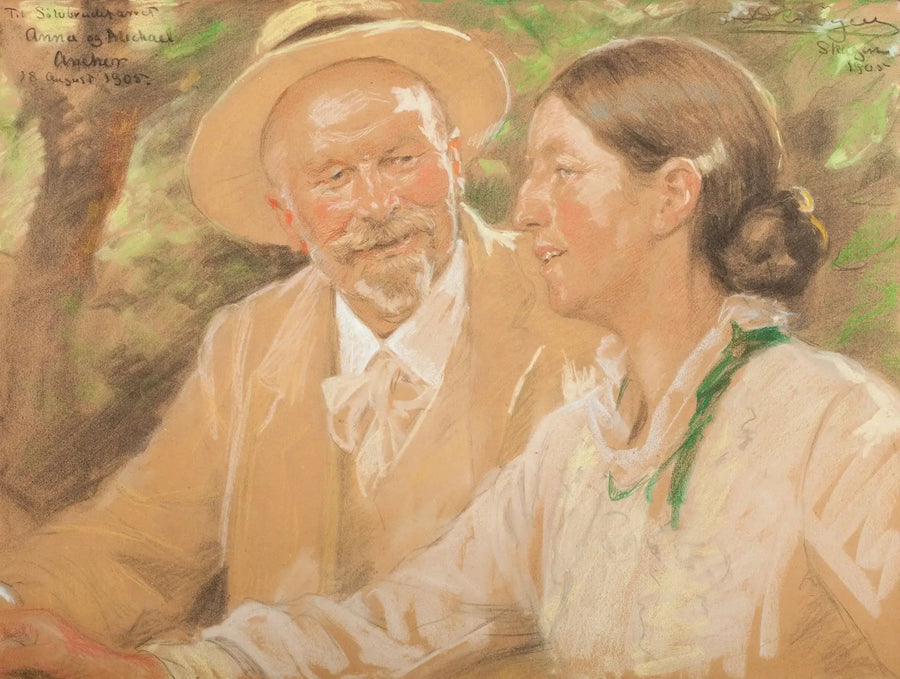 Anna y Michael Ancher en su boda de plata - Peder Severin Krøyer