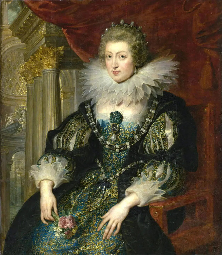 Ana de Austria, reina de Francia - Peter Paul Rubens