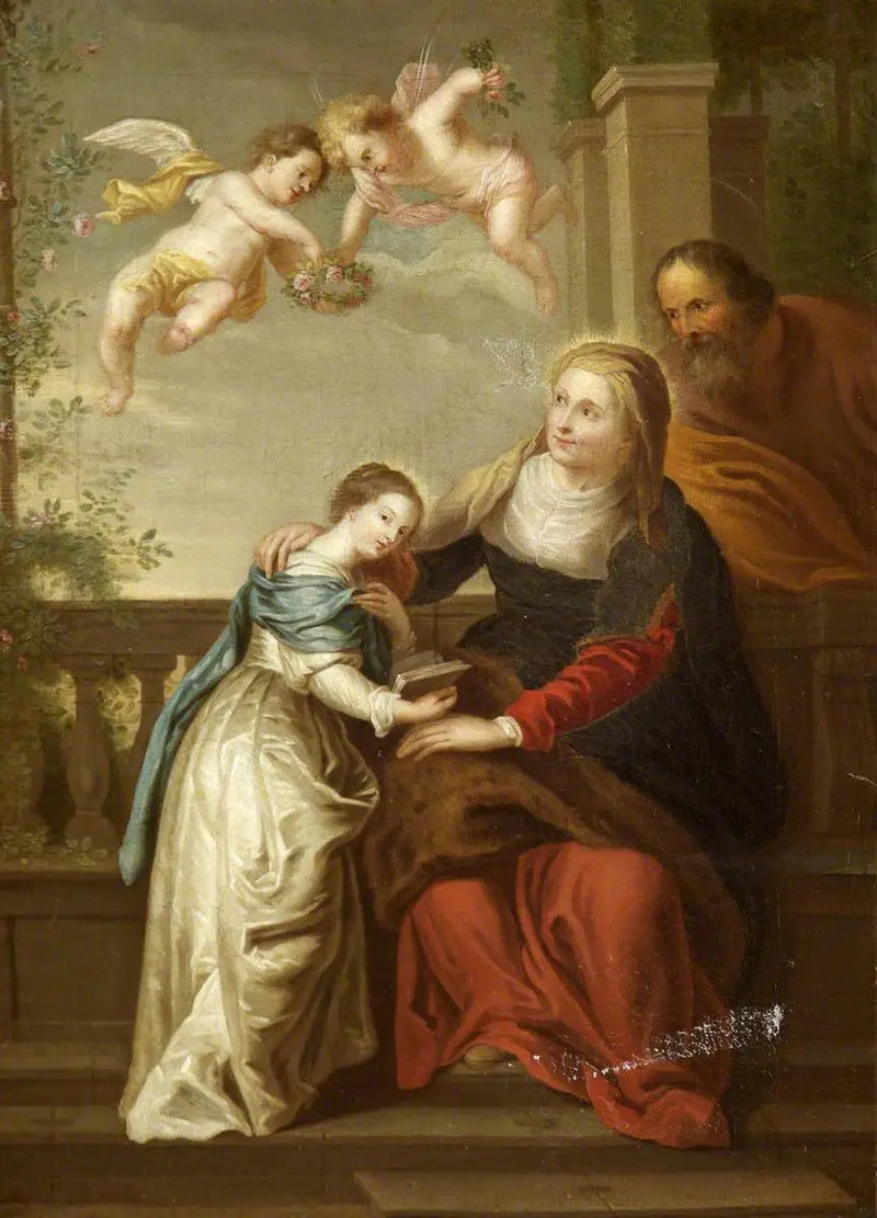 Ana y Joaquín con la Virgen María - Peter Paul Rubens