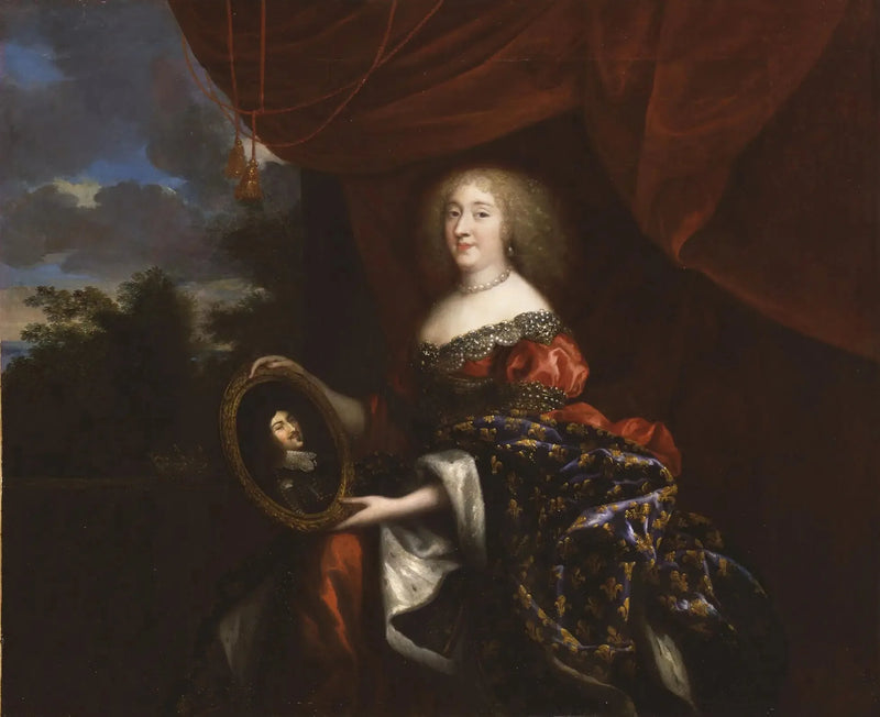 Anne-Marie-Louise de Orleans (1627-1693), duquesa de Montpensier, conocida como la Gran Mademoiselle - Jean Nocret