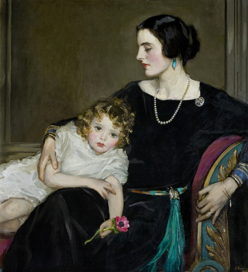 Anne Moira y la Honorable Sra. Forbes-Sempill - John Lavery